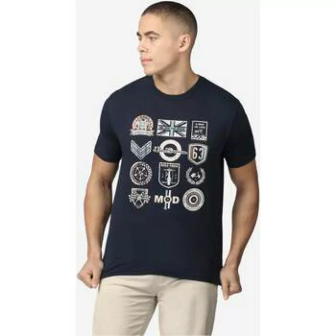 Ben Sherman  T-Shirts & Poloshirts Scooter clubs tee - dark navy günstig online kaufen