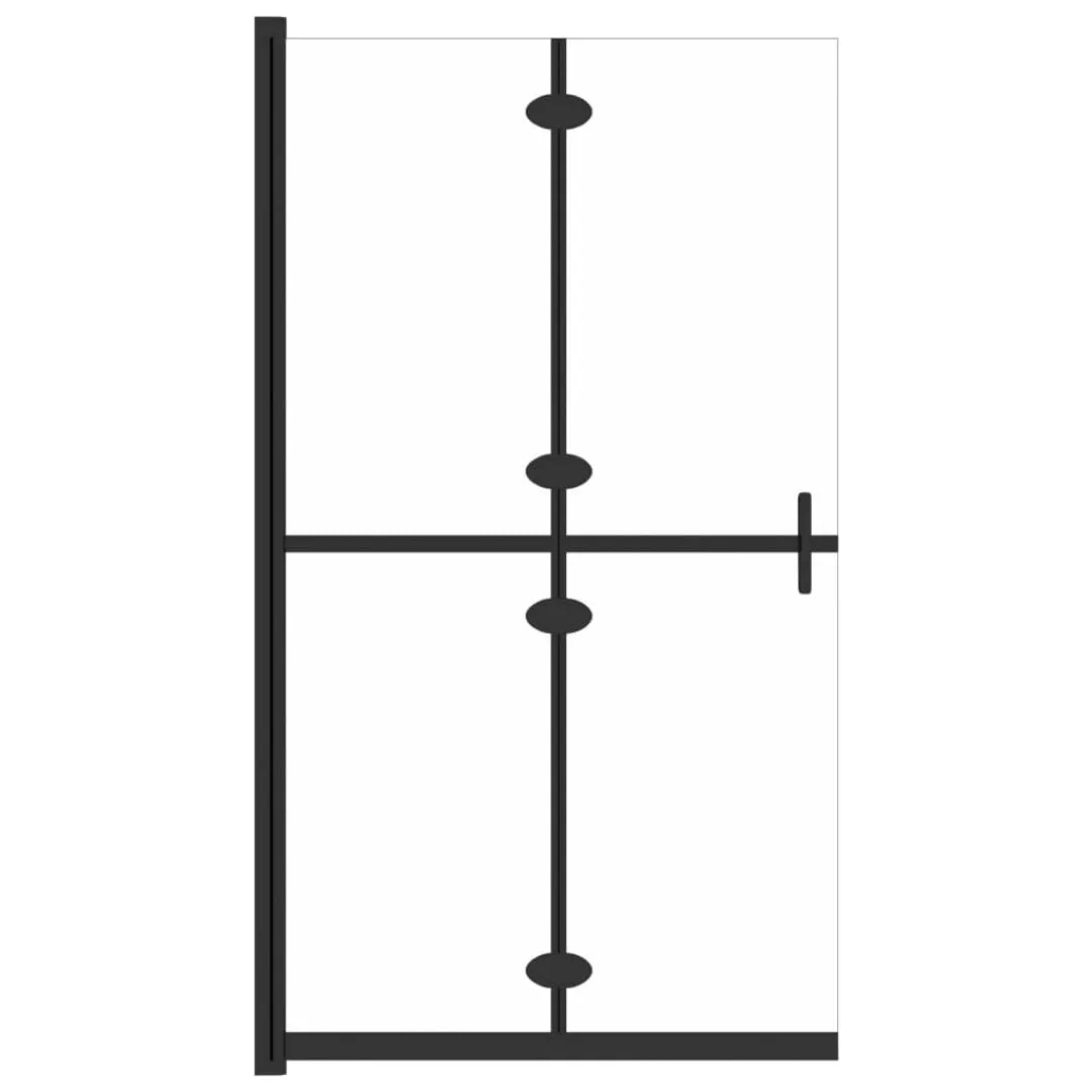 Faltbare Begehbare Duschwand Transparentes Esg Glas 90x190 Cm günstig online kaufen