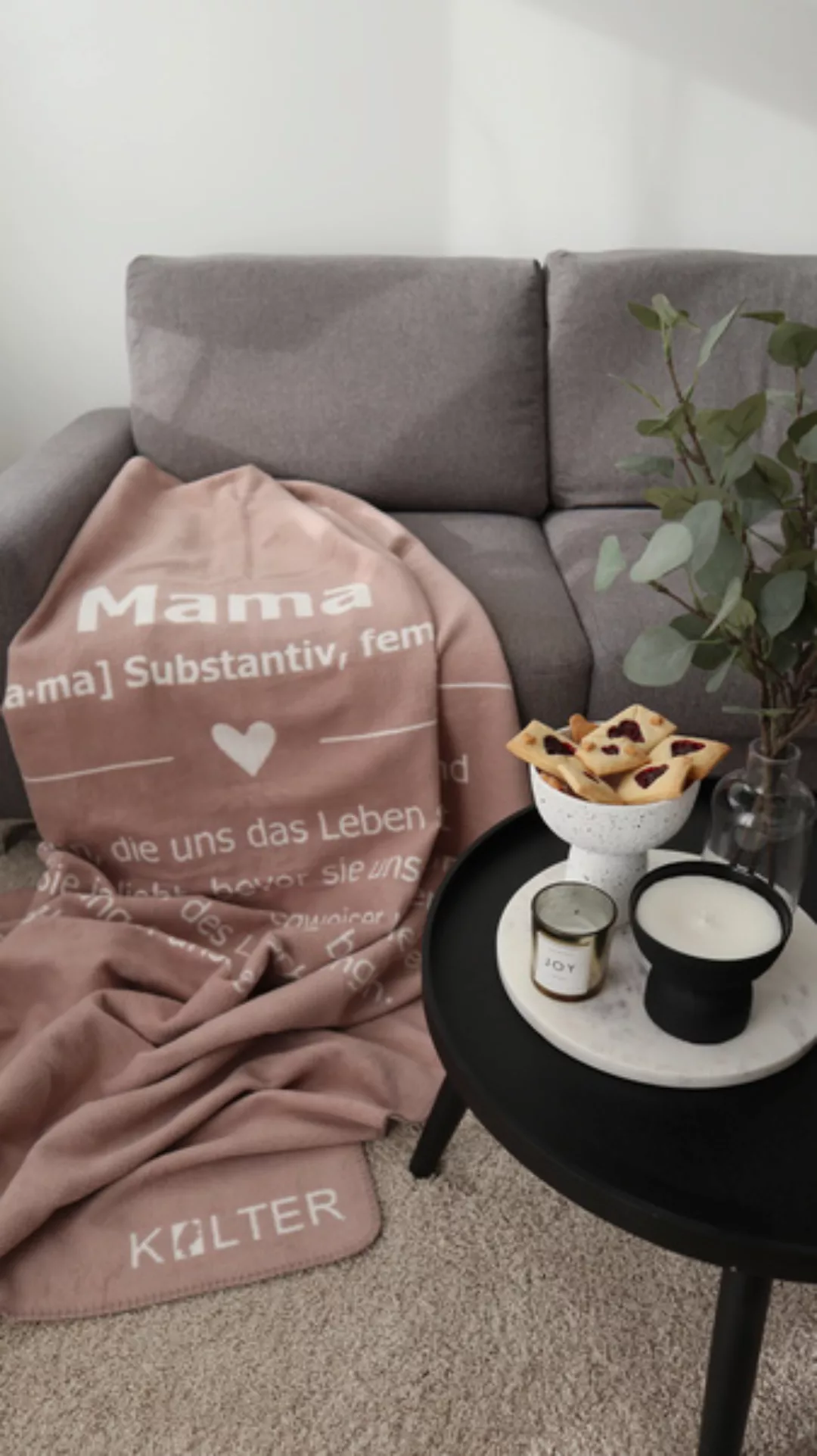 Kolter Mama Kuscheldecke Wolldecke Wohndecke Decke Bio-decke Couchdecke Aus günstig online kaufen