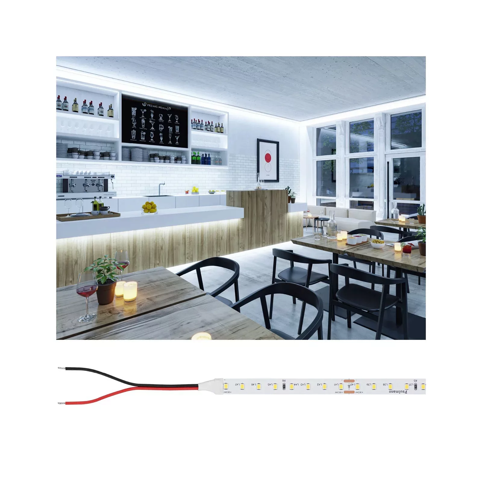 Paulmann "ProStrip LED Strip Silver P75 865 10m 42W 750lm/m 96LEDs/m 6500K" günstig online kaufen