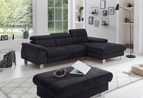 COTTA Polstergarnitur "Komaris L-Form", (Set), Set bestehend aus: Ecksofa m günstig online kaufen