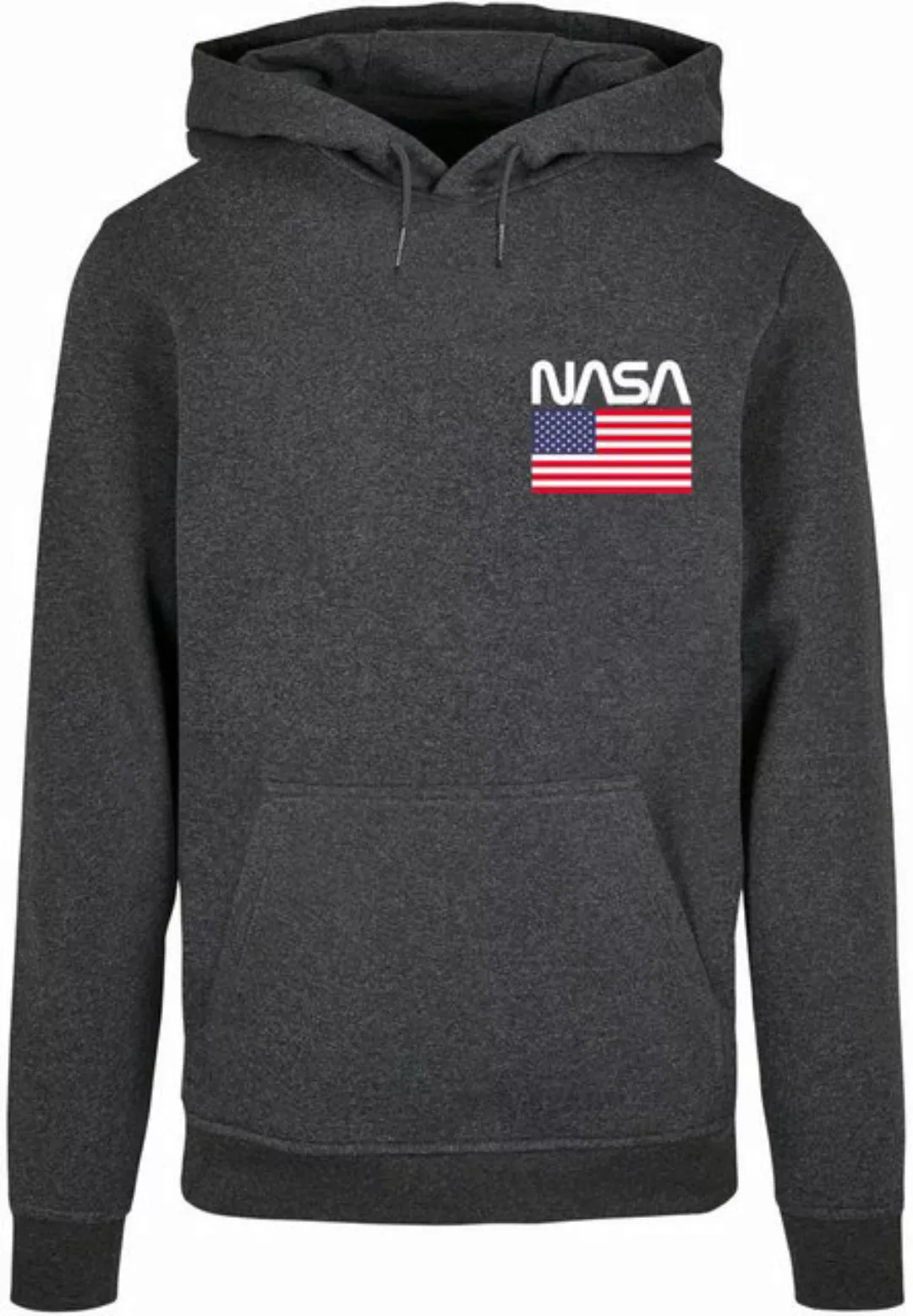 Merchcode Kapuzensweatshirt Merchcode Herren NASA - Stars and Stripes Basic günstig online kaufen