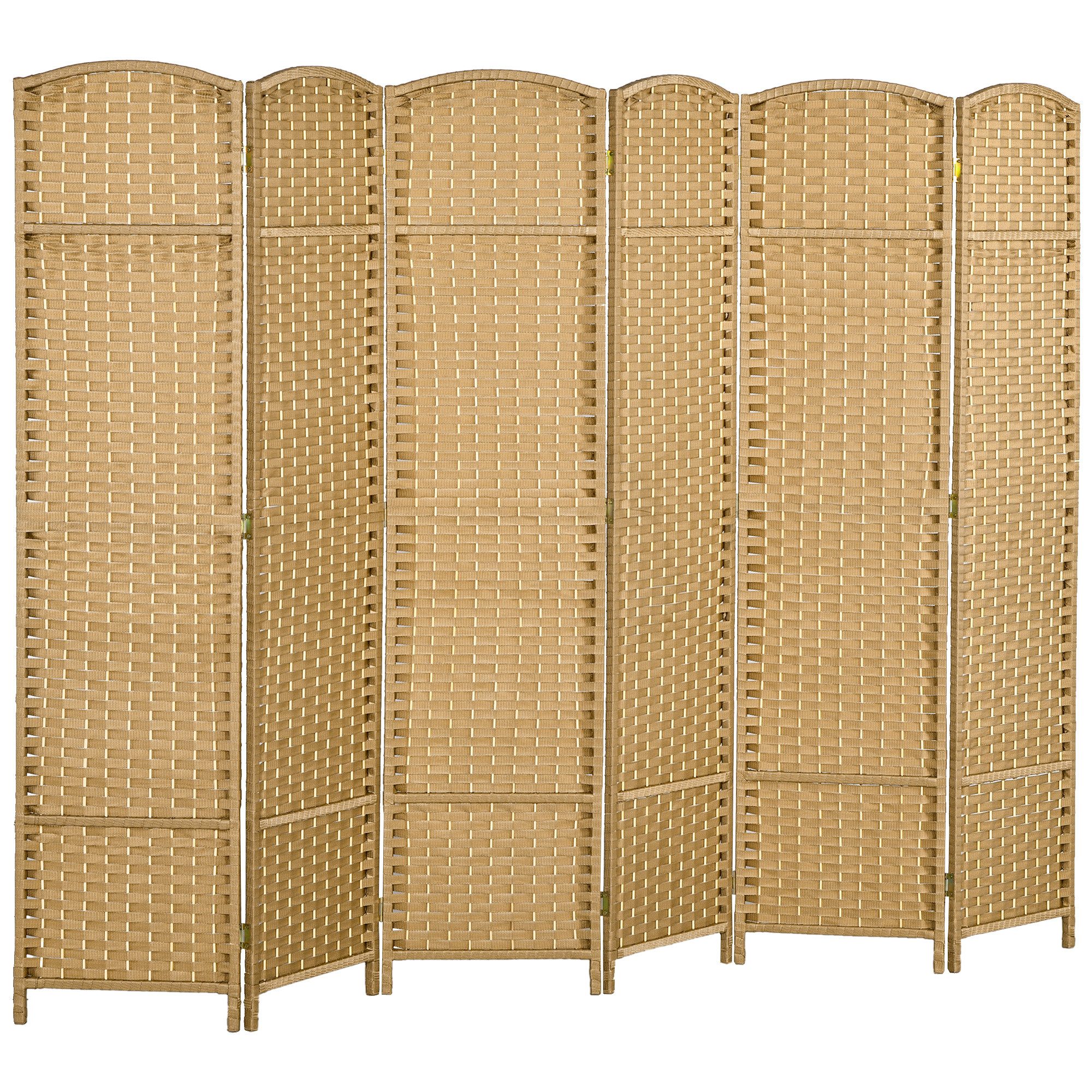 HOMCOM Paravent 6-teilig 240 x 170 günstig online kaufen
