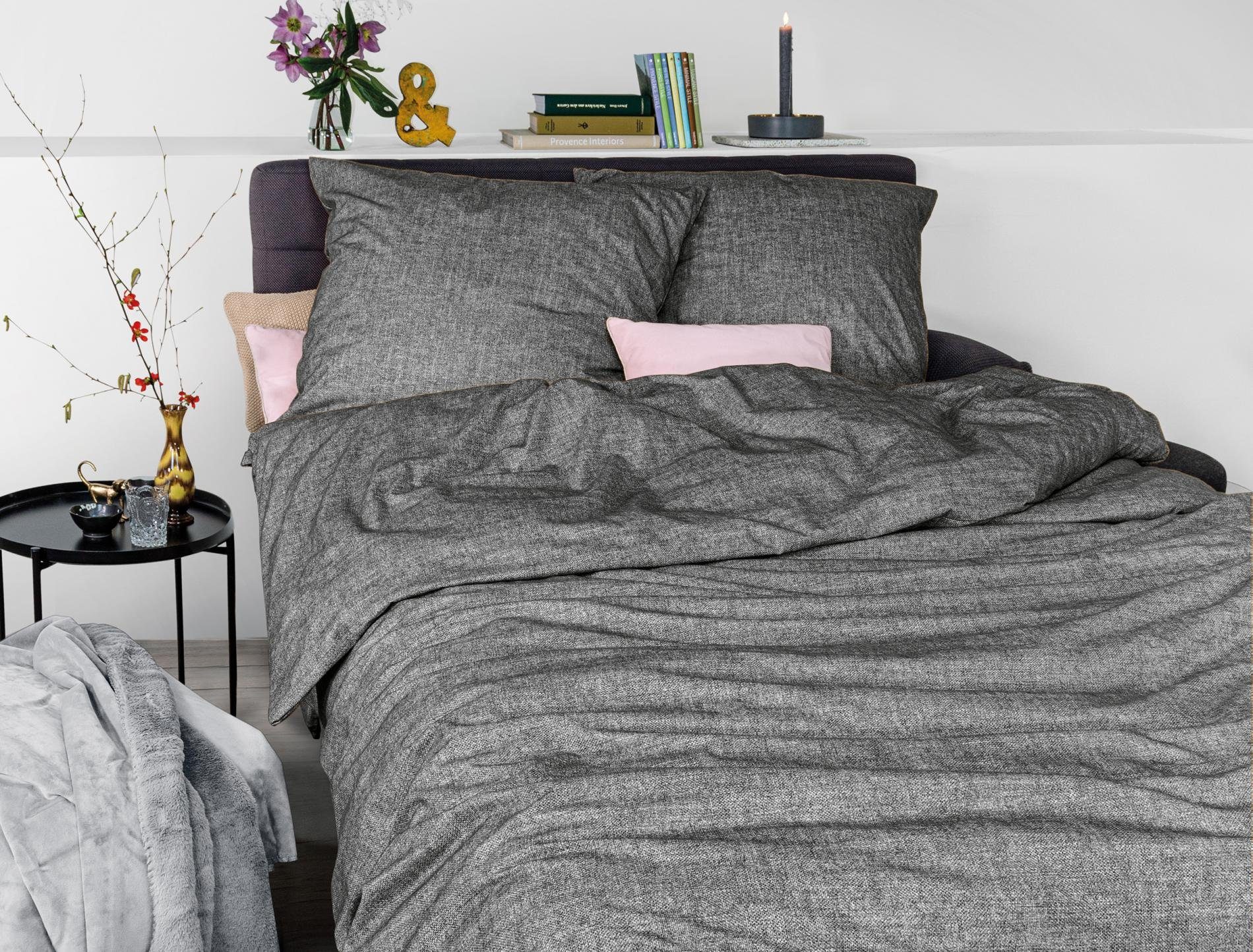 Irisette Bettwäsche Mink 8835, Biber, 2 günstig online kaufen