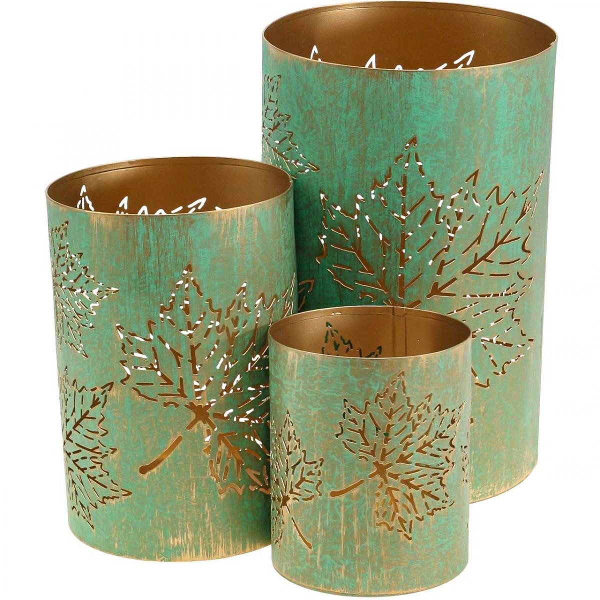 Viana Kerzenhalter 3er Set Windlichter Herbst, günstig online kaufen