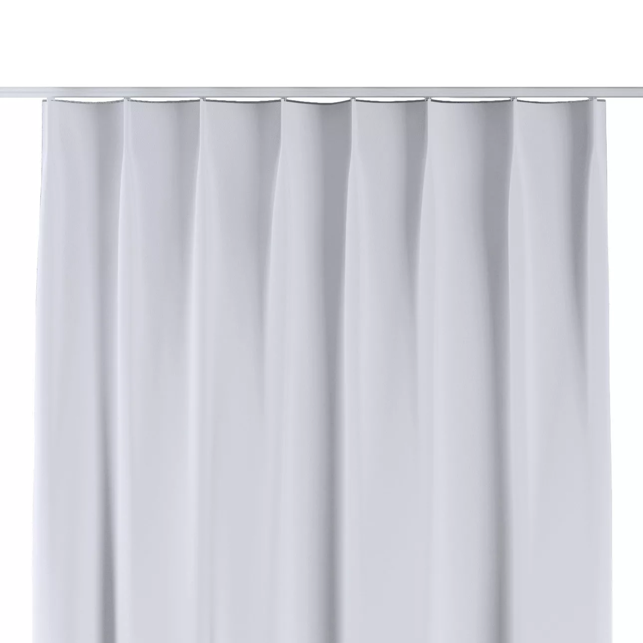 Vorhang mit flämischen 1-er Falten, Kreideweiß, Blackout 300 cm (269-48) günstig online kaufen