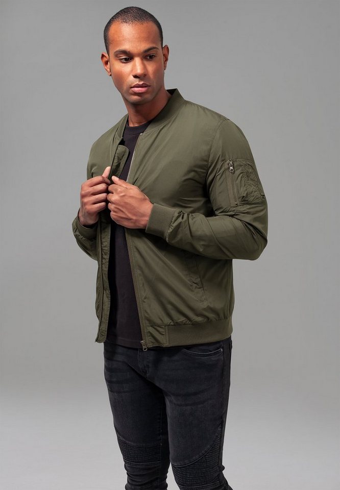 URBAN CLASSICS Bomberjacke TB1258 - Light Bomber Jacket darkolive S günstig online kaufen