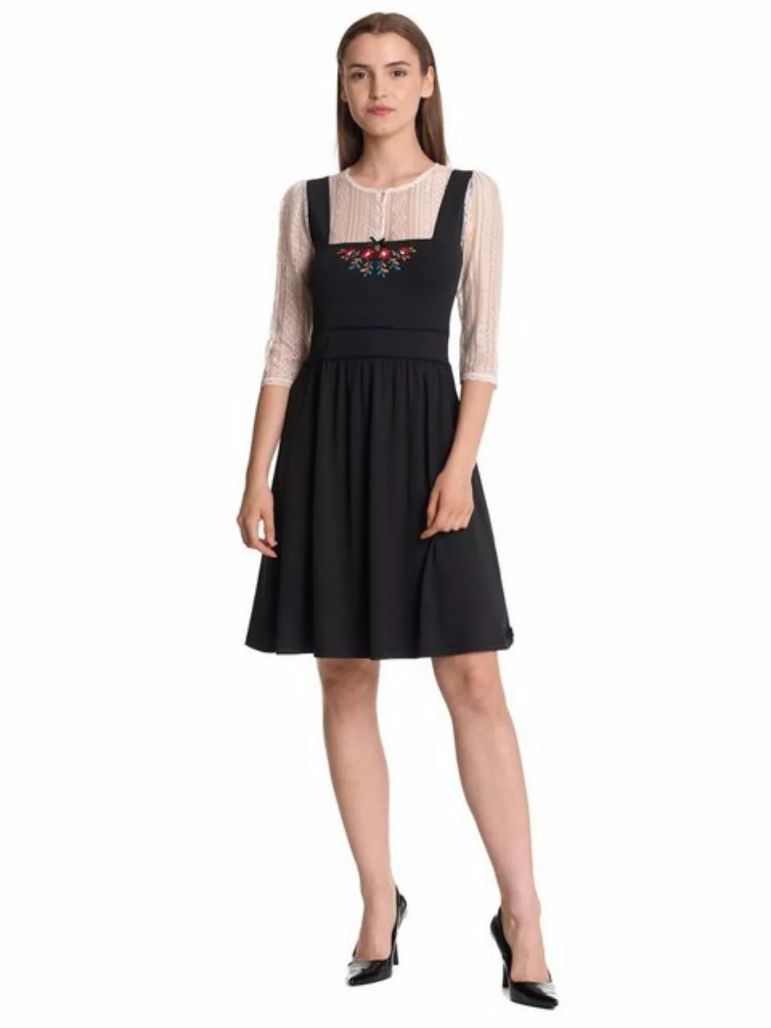 Vive Maria Meadow Girl Damen A-Linien-Kleid creme/schwarz günstig online kaufen