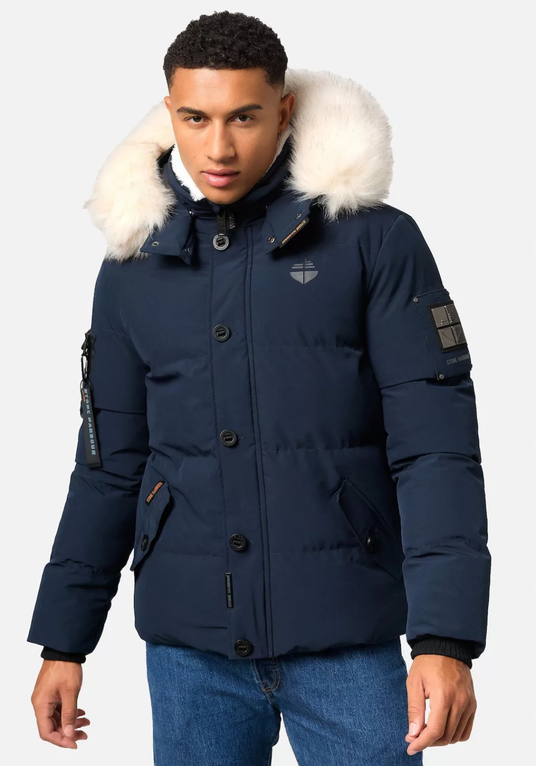 Stone Harbour Winterjacke "Halvaar", mit Kapuze, stylischer Winterparka mit günstig online kaufen