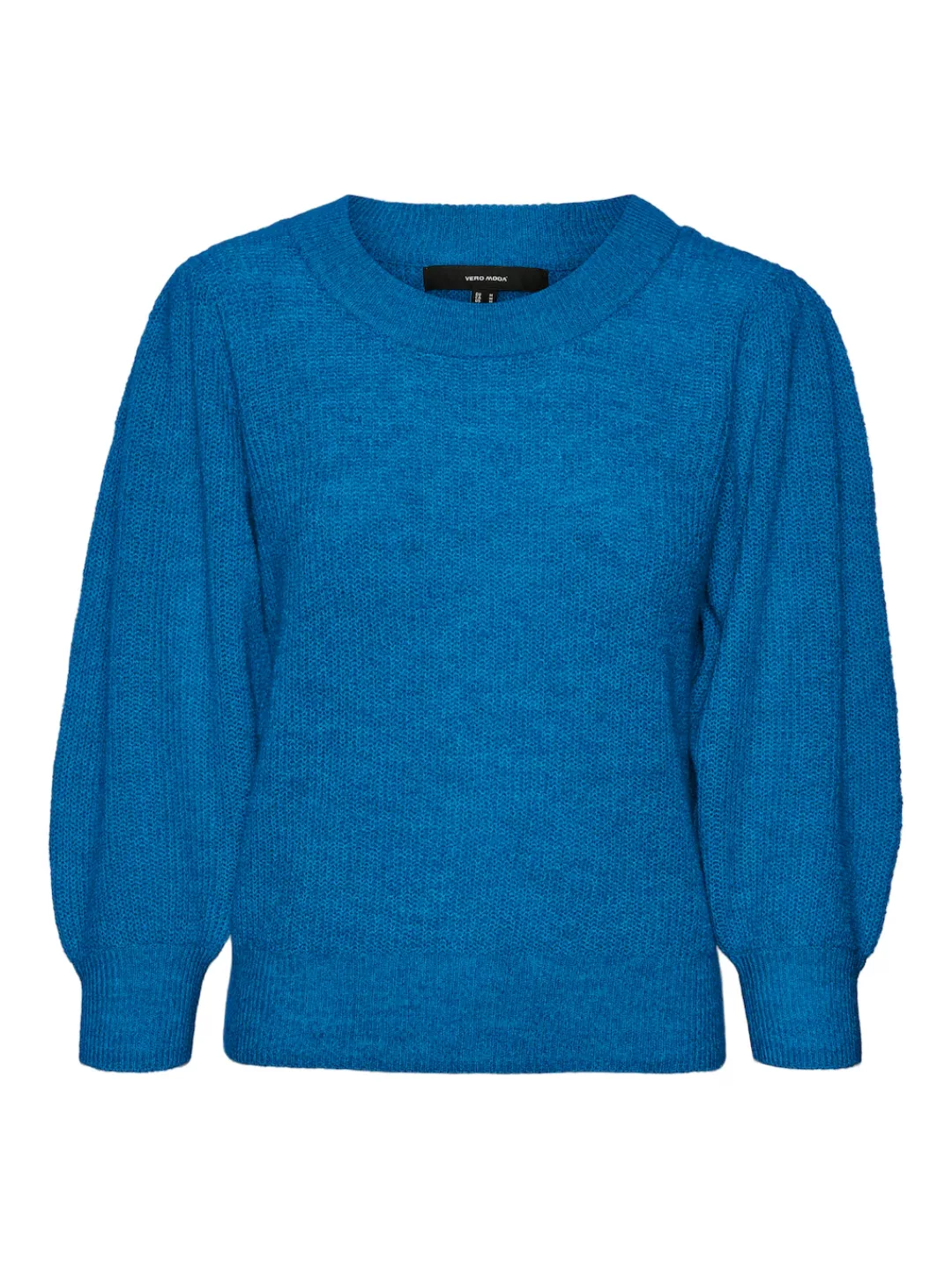 Vero Moda Rundhalspullover "VMVIGGA 3/4 RIB PULLOVER GA BOO REP" günstig online kaufen