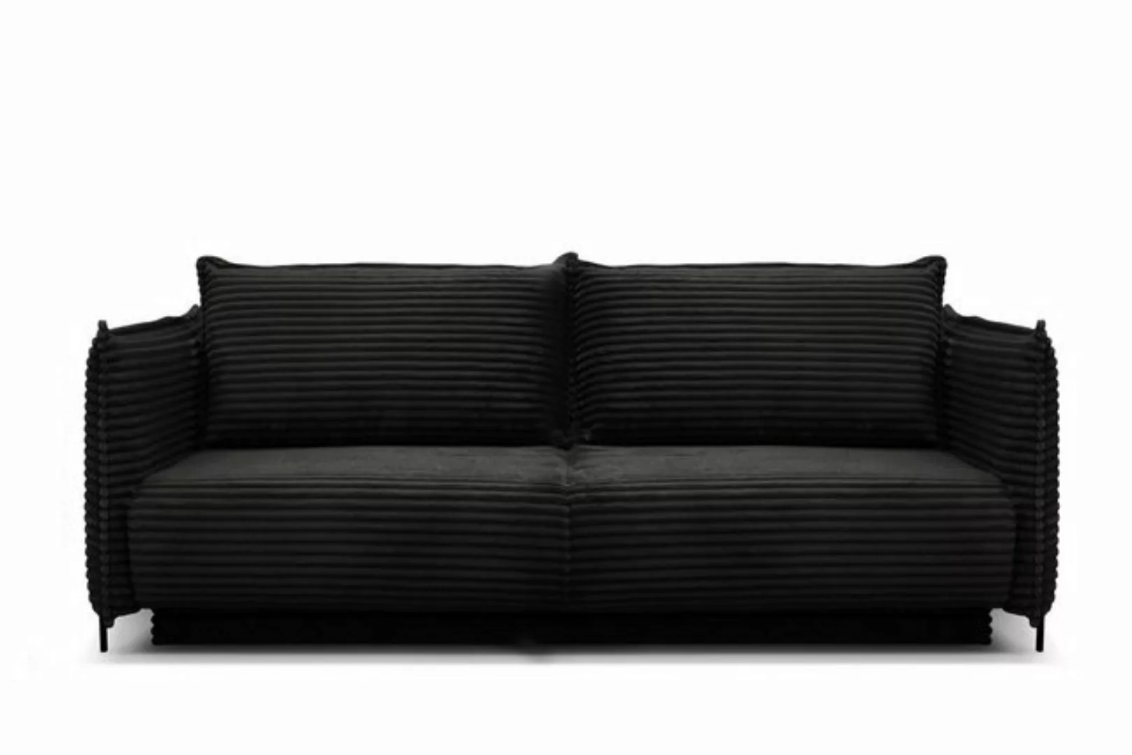 Möbel für Dich Sofa Bettsofa Amalfi mit Cord bezogen sowie mit Bettkasten u günstig online kaufen