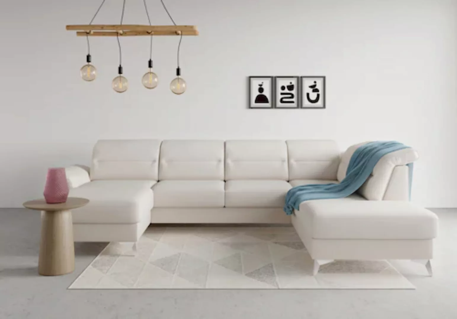 sit&more Wohnlandschaft "Sinatra U-Form", optional mit Kopfteilverstellung günstig online kaufen