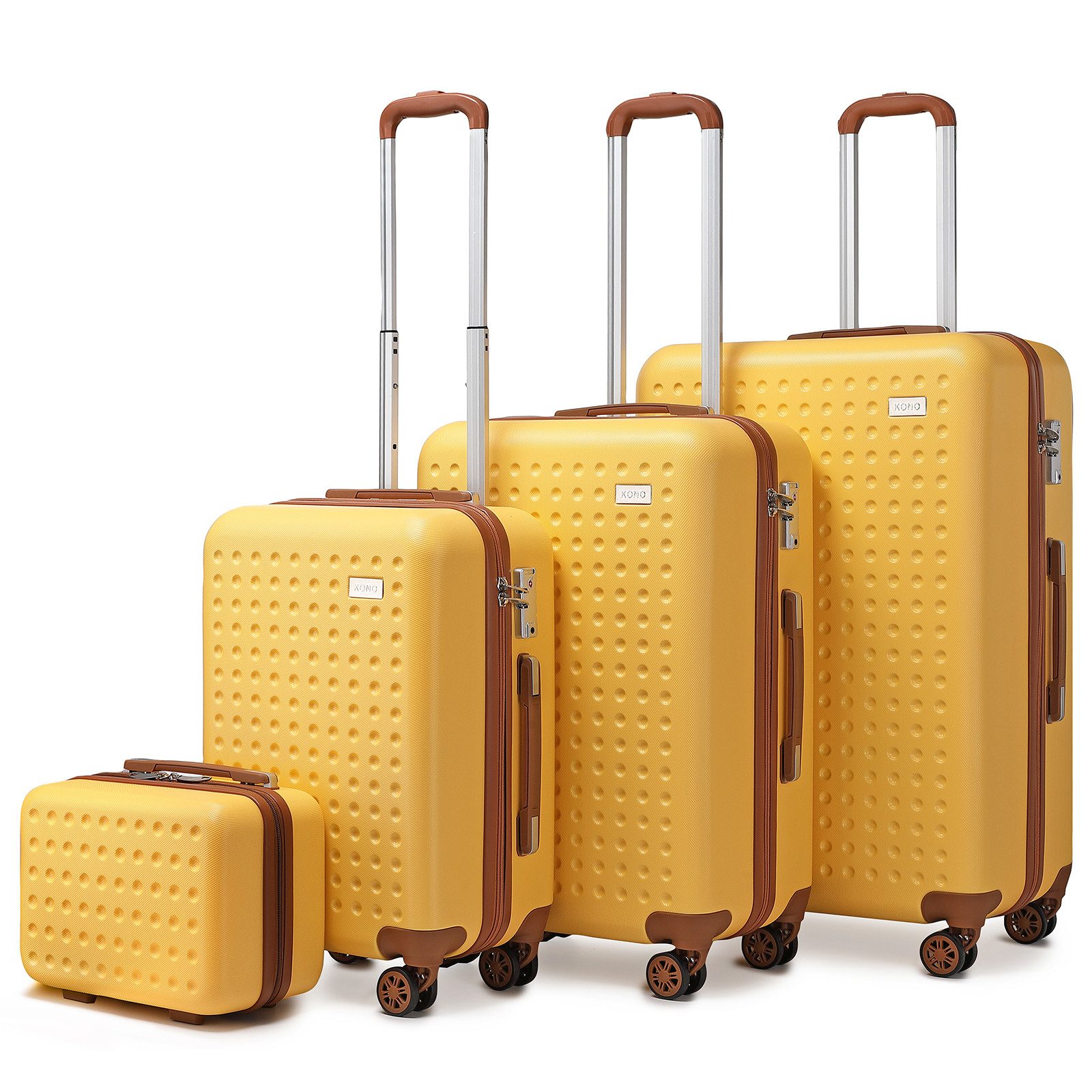 British Traveller Hartschalen-Trolley Hartschalenkoffer 100% ABS günstig online kaufen