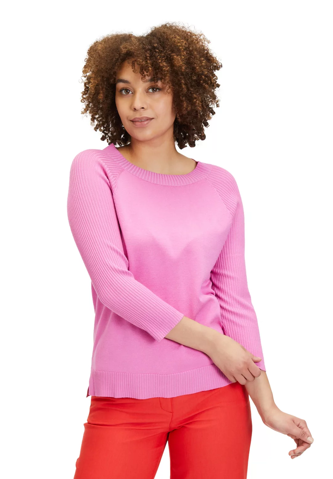 Betty Barclay Strickpullover "Betty Barclay Feinstrickpullover mit Rippenst günstig online kaufen