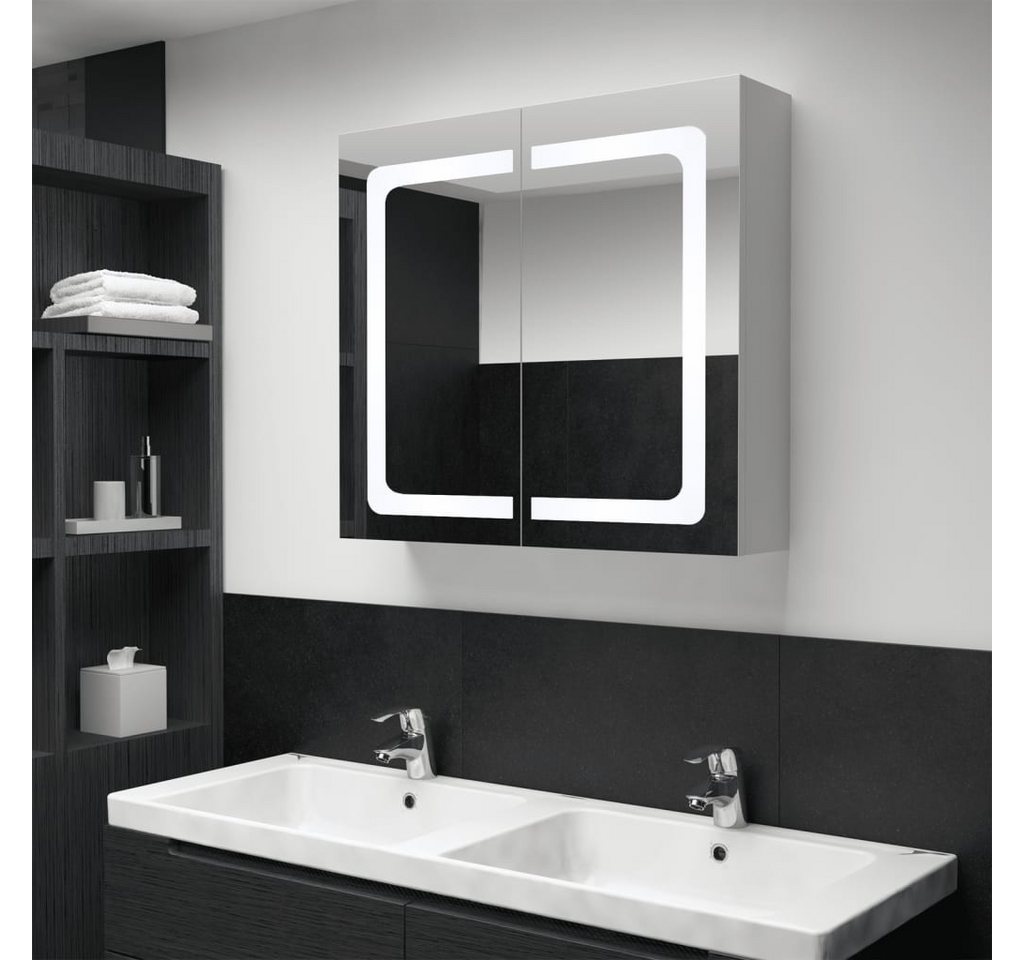 vidaXL Badezimmerspiegelschrank LED-Spiegelschrank fürs Bad 80x12,2x68 cm günstig online kaufen