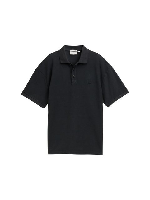 TOM TAILOR Poloshirt Oversize Poloshirt mit Logo Badge günstig online kaufen