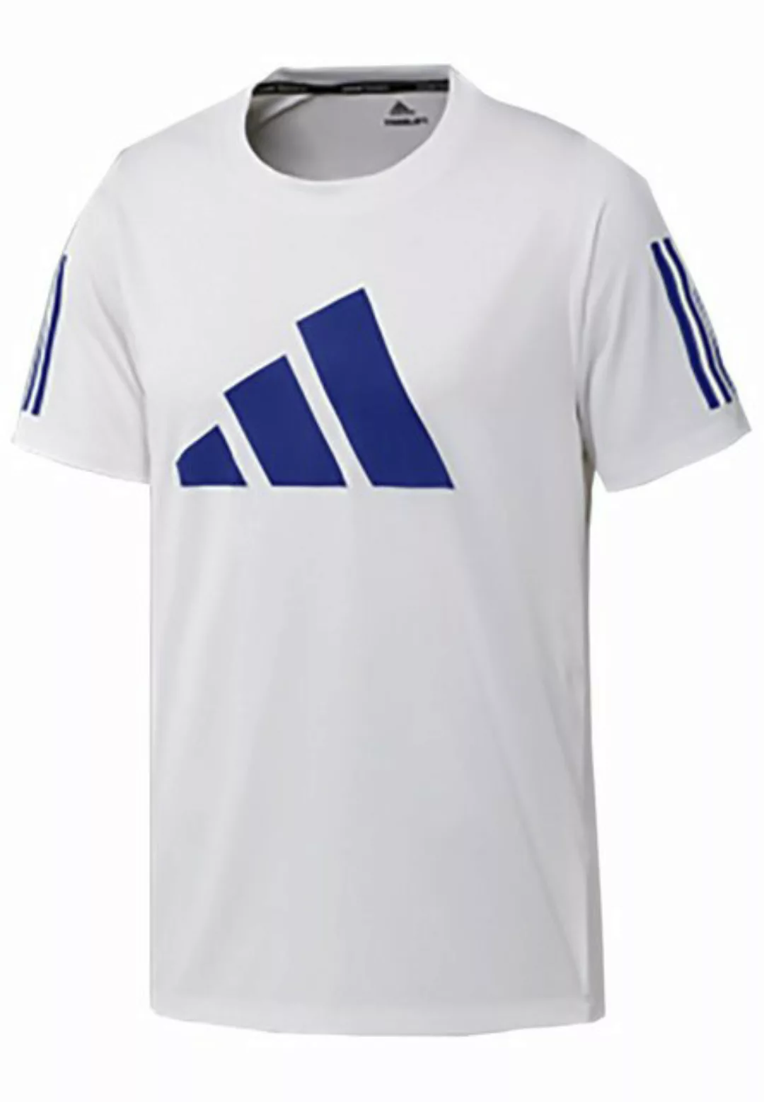Adidas Fi 3 Bar Kurzarm T-shirt S White / Bold Blue günstig online kaufen