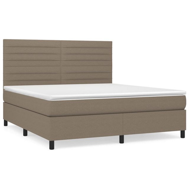 vidaXL Boxspringbett Bett Boxspringbett mit Matratze Stoff (160 x 200 cm, T günstig online kaufen