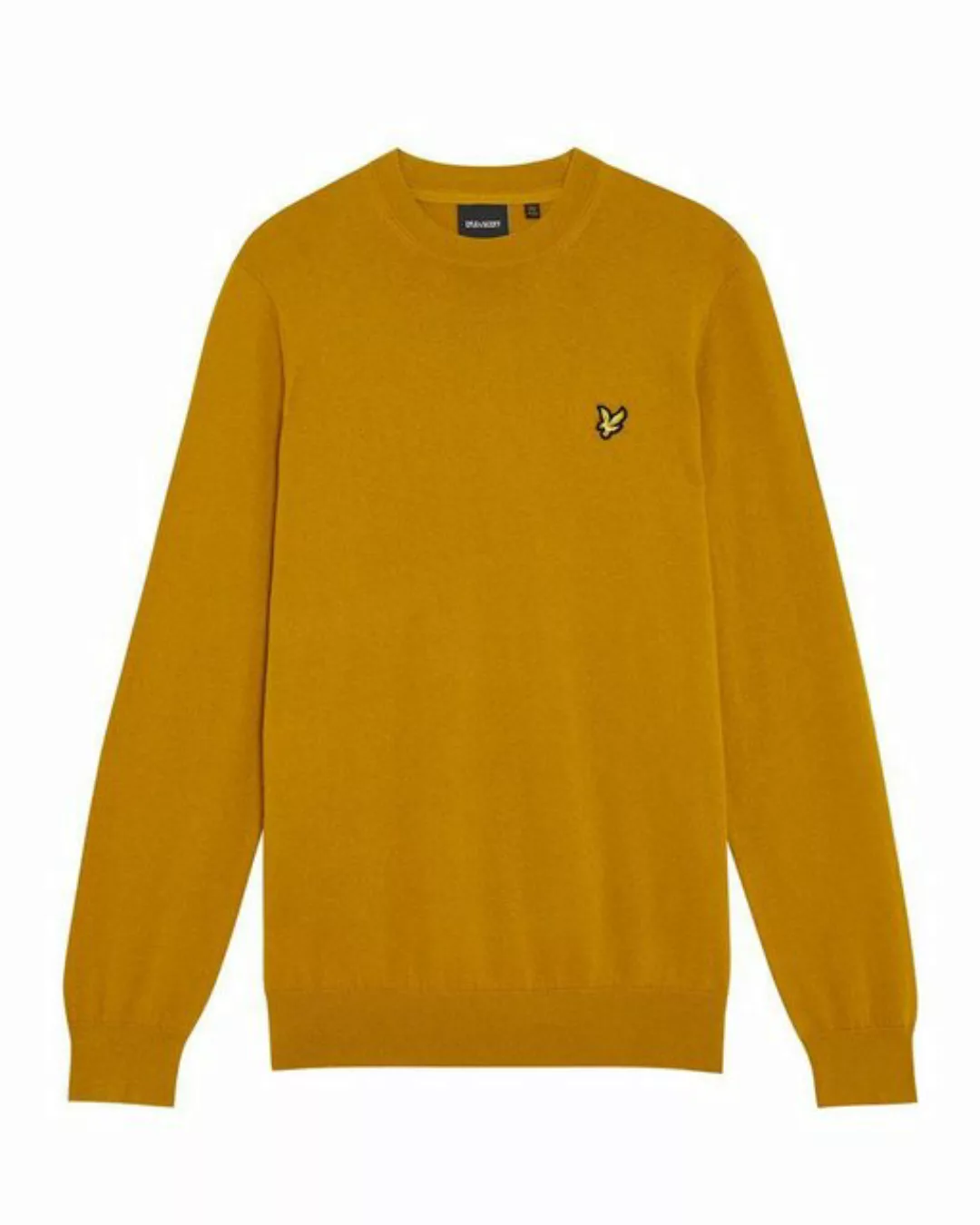 Lyle & Scott Strickpullover Rundhalsausschnitt Aus Wolle Und Baumwolle günstig online kaufen