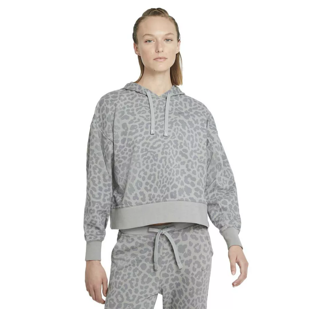 Nike Dri Fit Get Fit Printed Sweatshirt XS Particle Grey / White günstig online kaufen