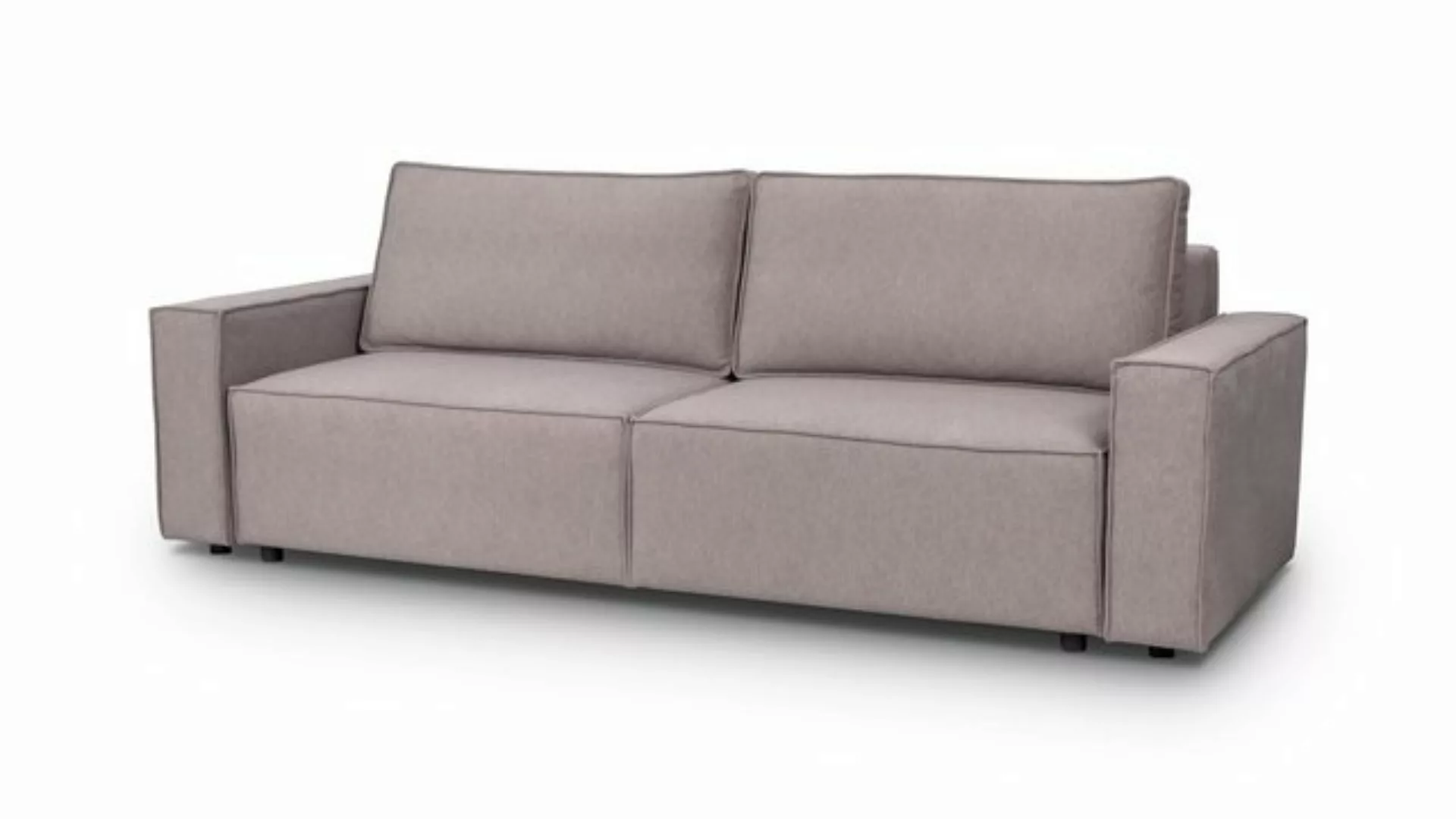 Siblo 3-Sitzer Minimalistisches Dreisitzer-Sofa Armando mit Schlaffunktion günstig online kaufen