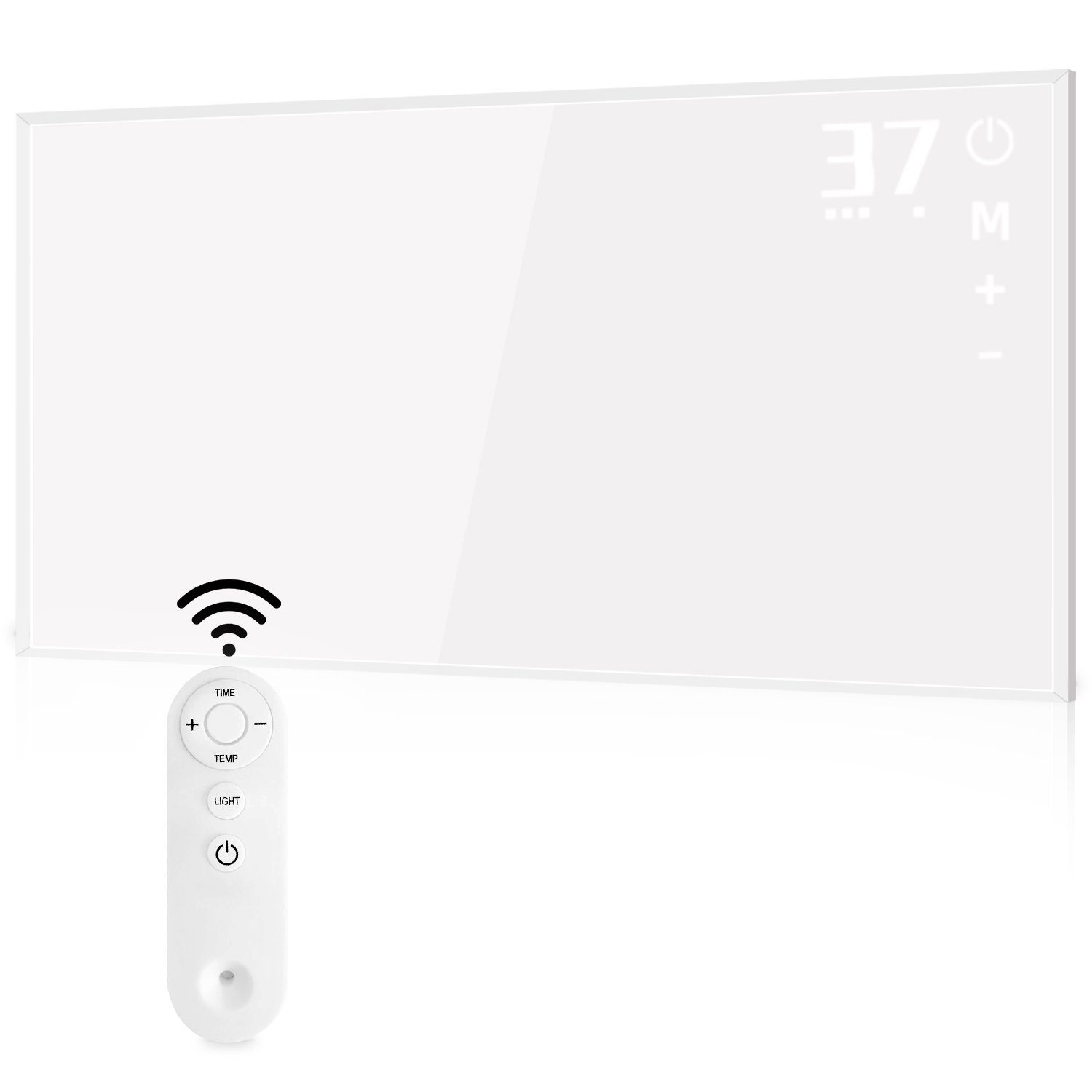 Nettlife Infrarotheizung mit thermostat 450/600/720W Wandmontage günstig online kaufen