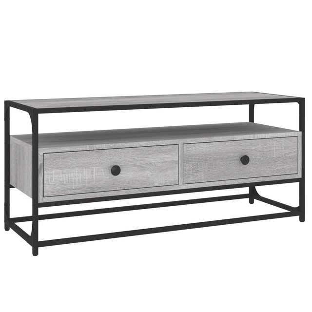 furnicato TV-Schrank Grau Sonoma 100x35x45 cm Holzwerkstoff günstig online kaufen