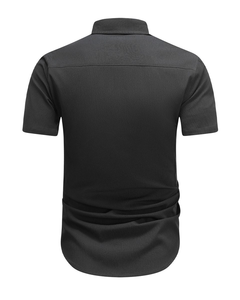Allthemen Kurzarmhemd Regular Fit leichtes Freizeithemd günstig online kaufen