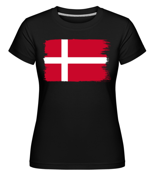 Länder Flagge Dänemark · Shirtinator Frauen T-Shirt günstig online kaufen