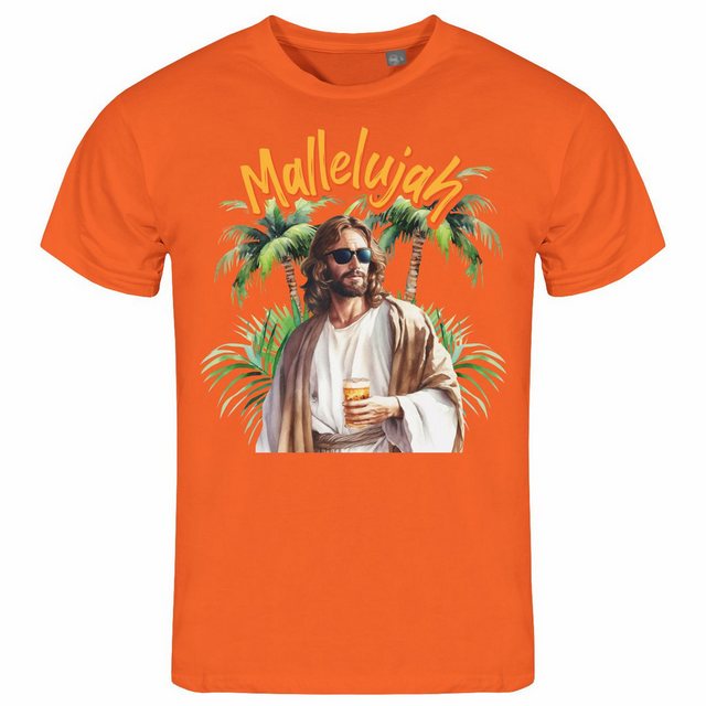 deinshirt Print-Shirt Herren T-Shirt Mallelujah Funshirt mit Motiv günstig online kaufen