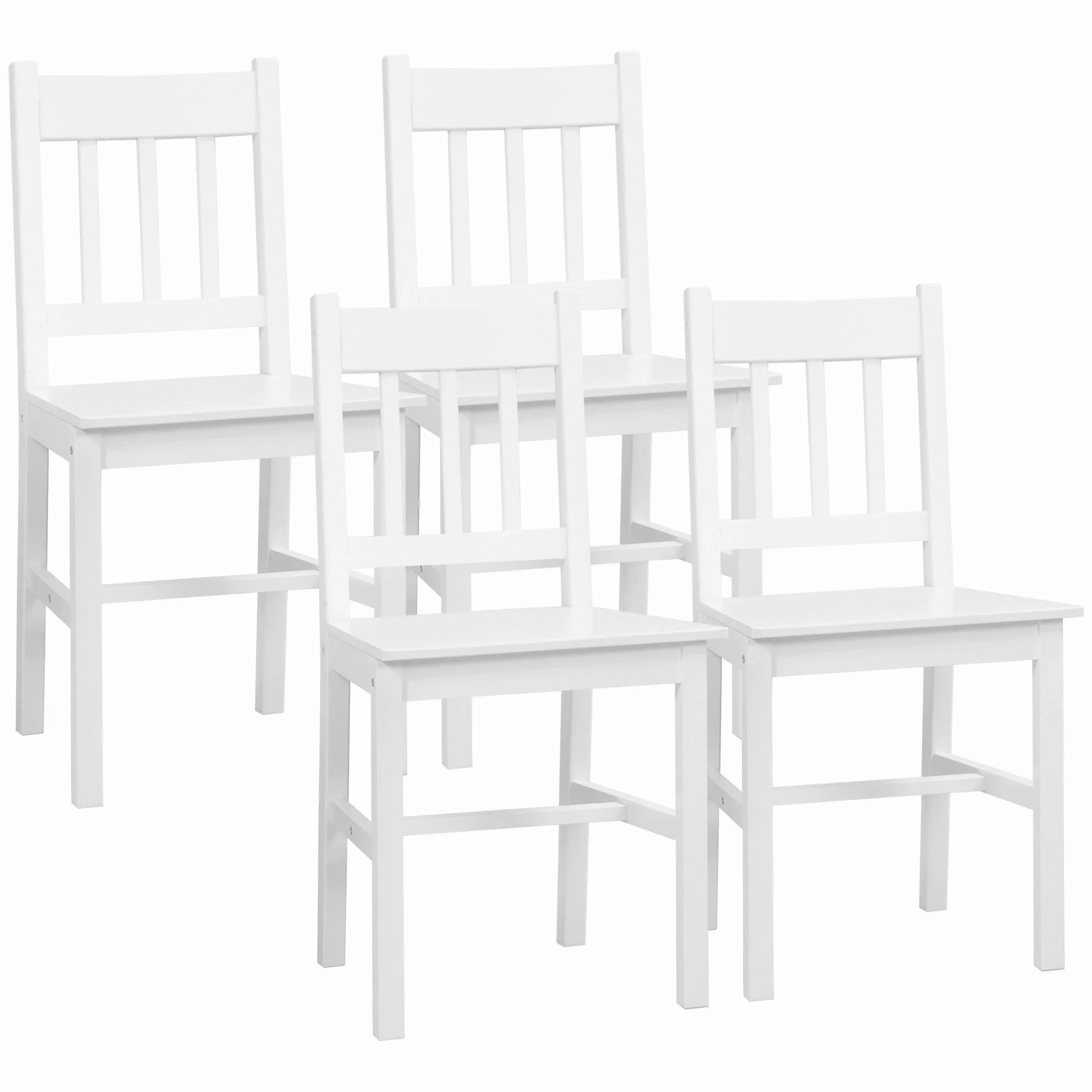 HOMCOM Esszimmerstuhl 4er Set Wohnzimmerstuhl (Küchenstuhl, günstig online kaufen
