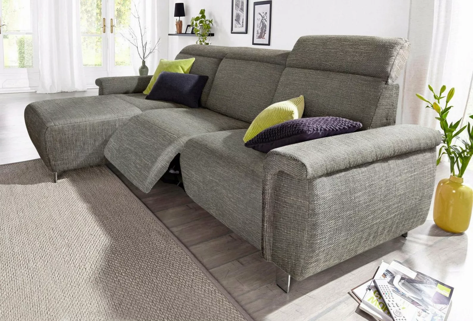 sit&more Ecksofa »Township L-Form«, wahlweise mit elektrischer Wallfree-Fun günstig online kaufen