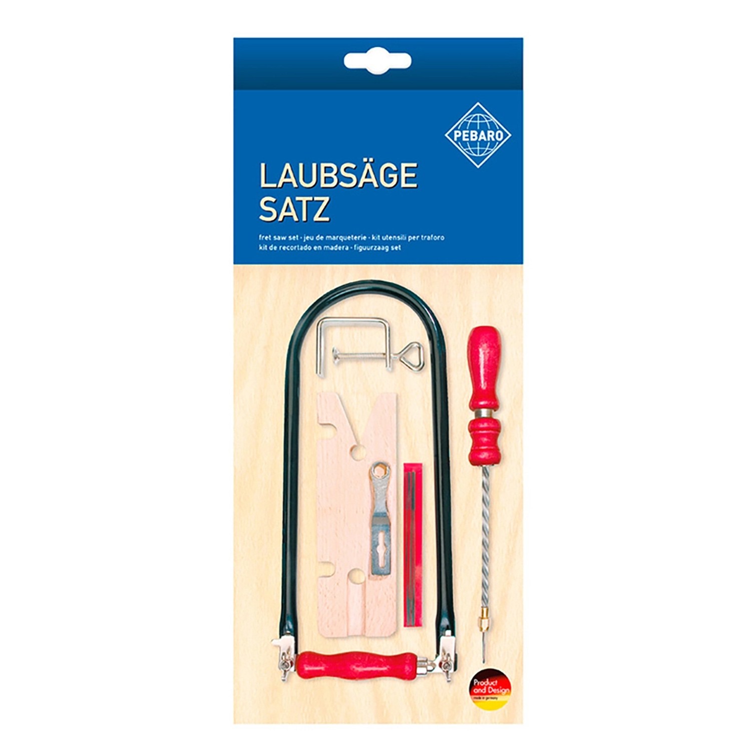 Pebaro Laubsäge-Set 12-Teilig mit Drillbohrer günstig online kaufen