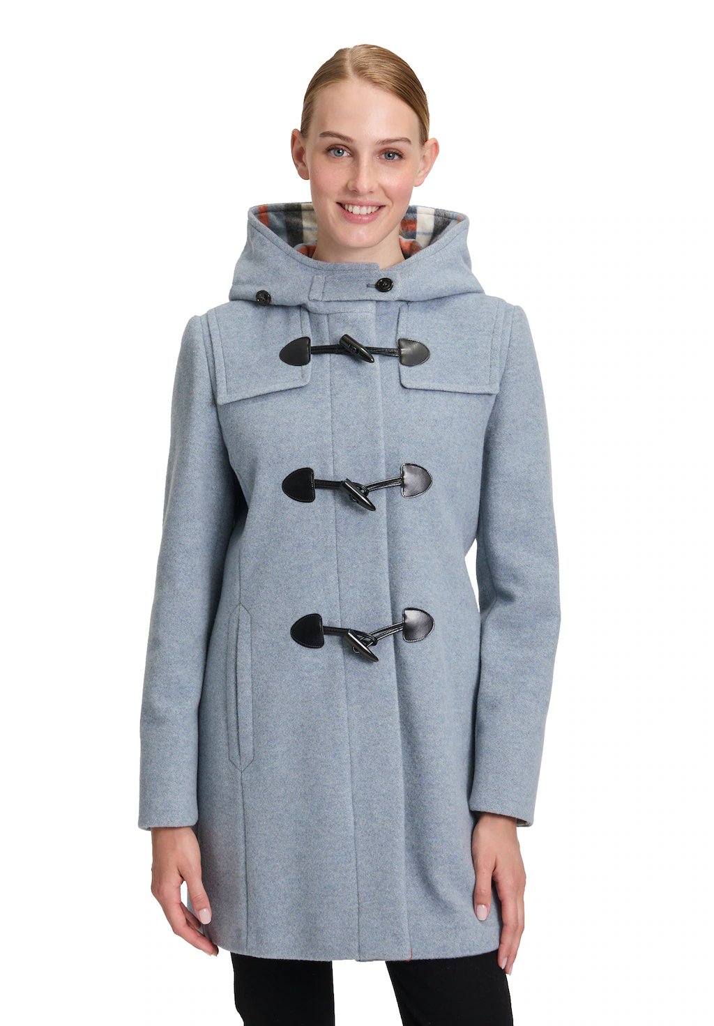 Gil Bret Outdoorjacke "Gil Bret Damen Dufflecoat mit Kapuze", mit Kapuze günstig online kaufen