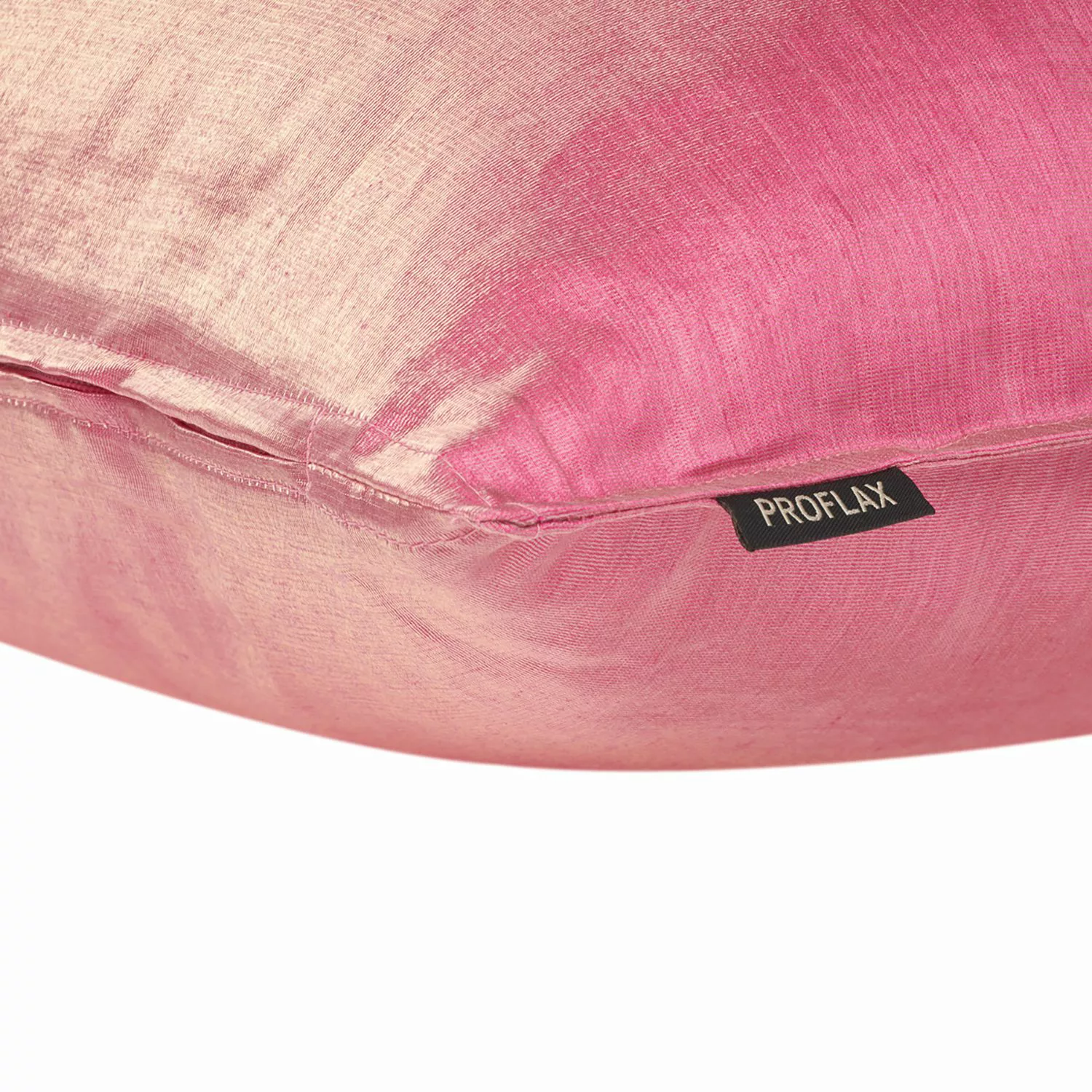 home24 Proflax Kissenbezug Spectrum Pink 50x50 cm (BxH) Mischgewebe/Leinen günstig online kaufen