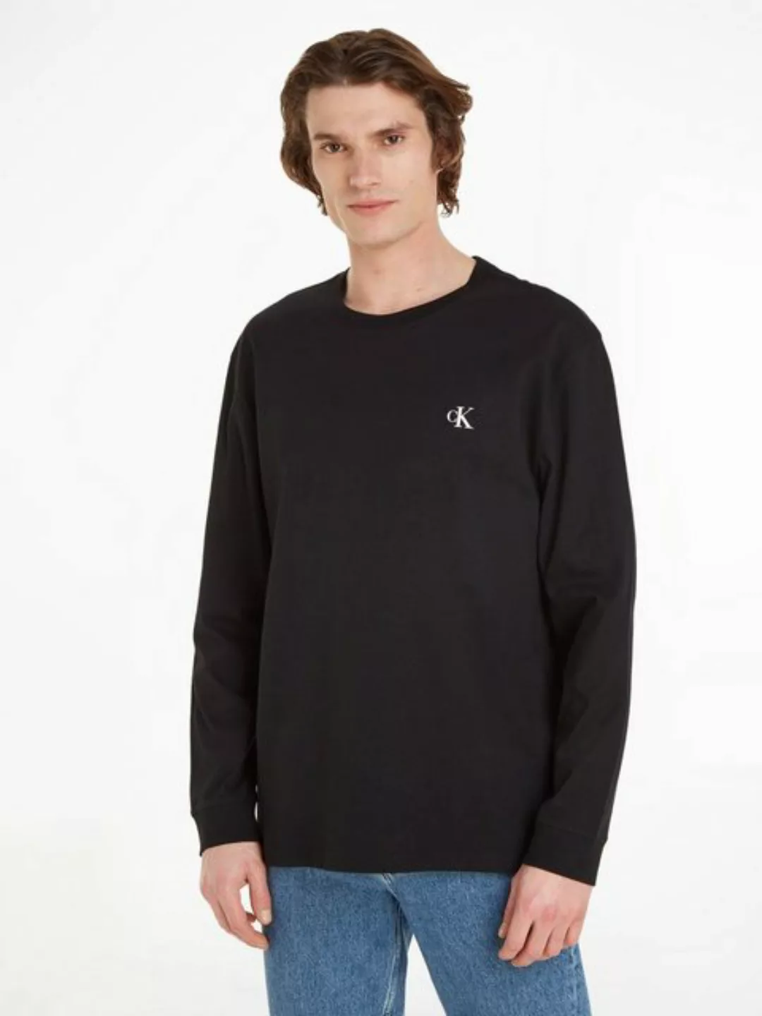 Calvin Klein Jeans Langarmshirt MONOLOGO LS BACK GRAPHIC TEE günstig online kaufen
