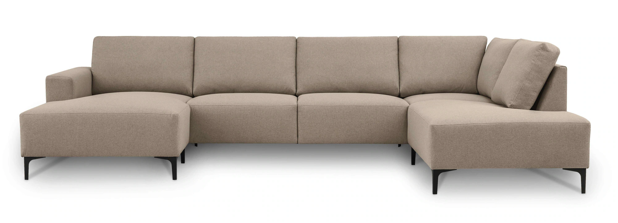 Home affaire Wohnlandschaft "Tournon U-Form, XXL Sofa, Breite 333 cm, Webst günstig online kaufen