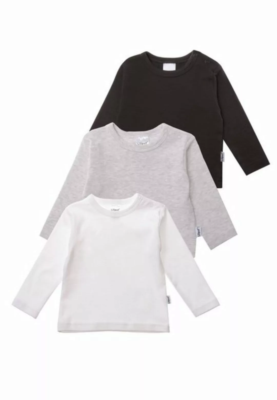 Liliput Langarmshirt 3er-Pack aus weichem Baumwoll-Material günstig online kaufen