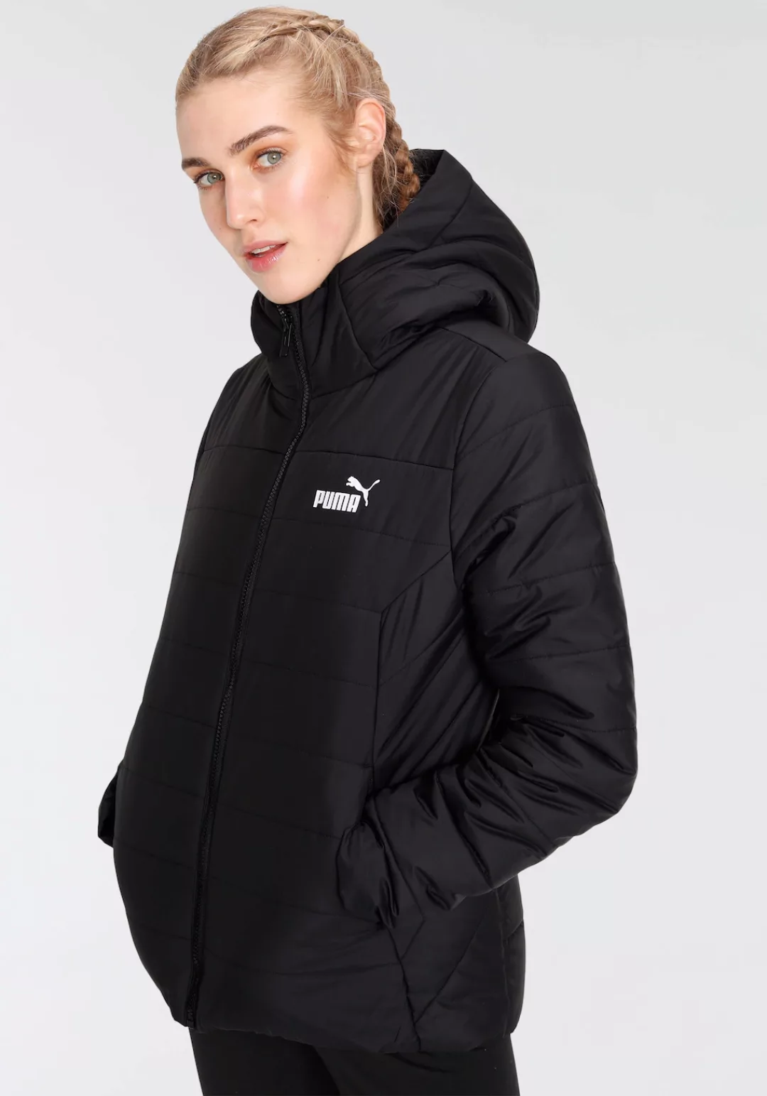 PUMA Winterjacke "ESS HOODED PADDED JACKET", mit Kapuze günstig online kaufen