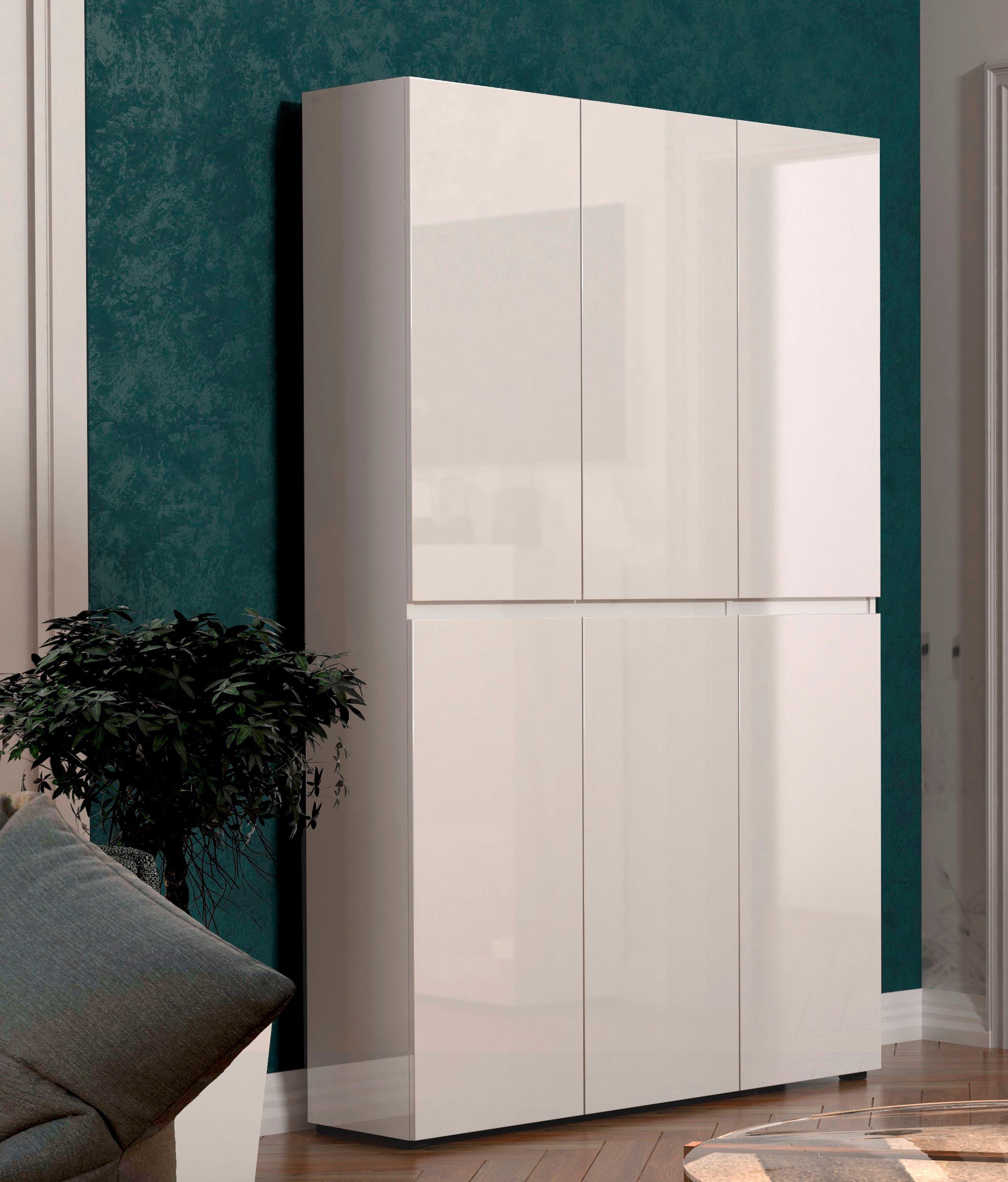 INOSIGN Schuhschrank "Mister", Breite 120 cm, Höhe 200 cm, 6 Türen günstig online kaufen