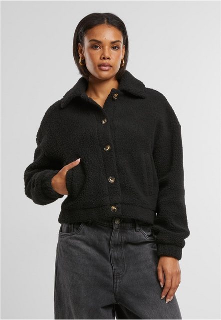 URBAN CLASSICS Kurzjacke Ladies Short Sherpa Button Jacket günstig online kaufen