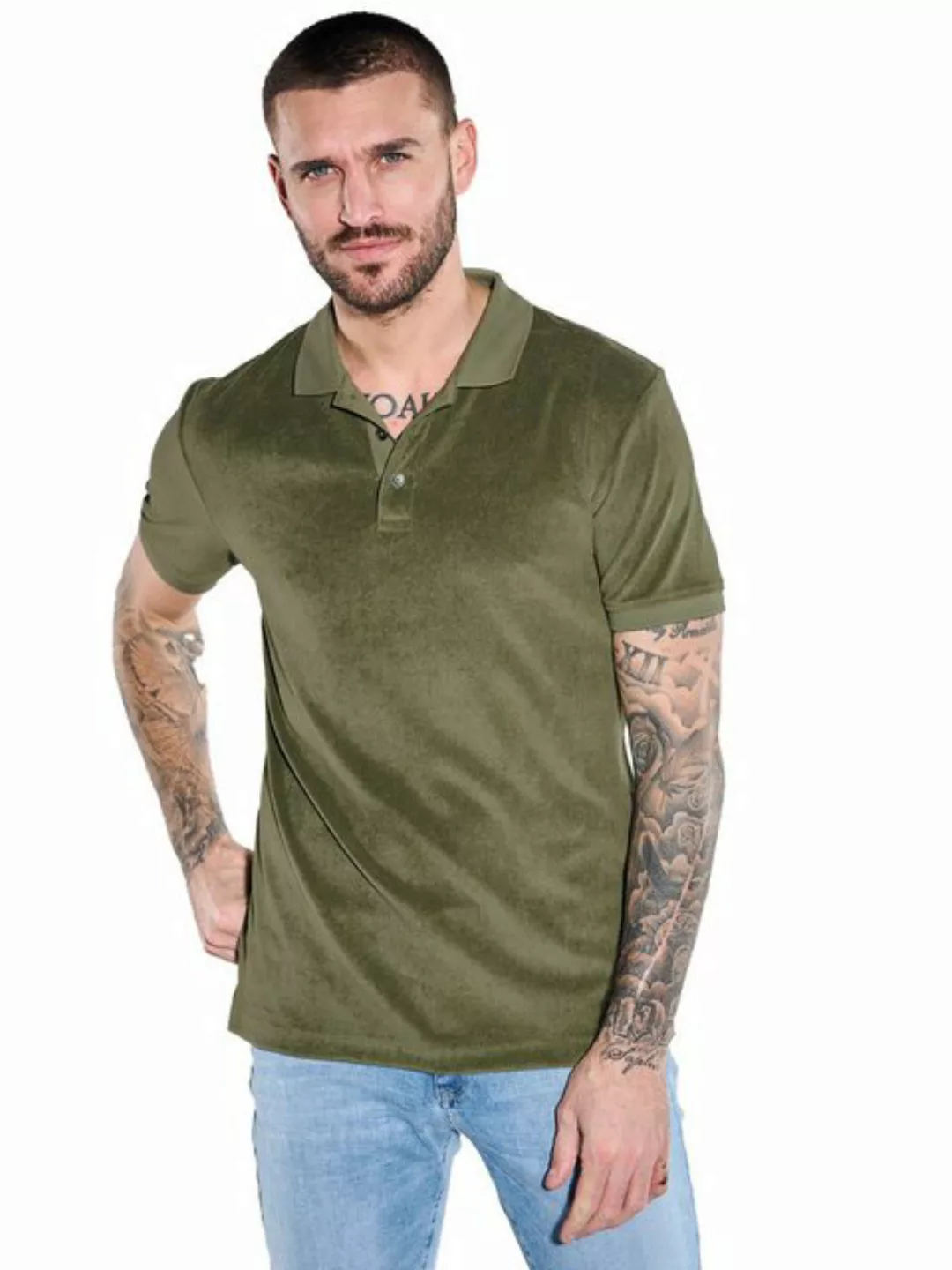 emilio adani Poloshirt Polo-Shirt aus Frottee günstig online kaufen