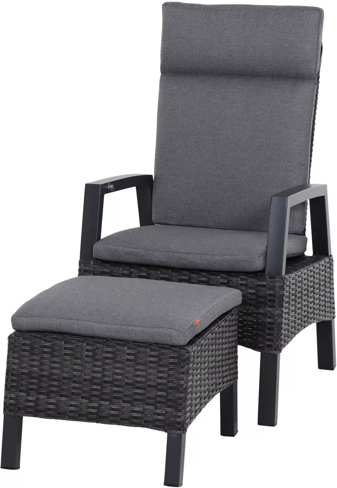 Siena Garden Gartenlounge-Sessel "Taranto", (Set, 4 St.), bestehend aus 1 S günstig online kaufen