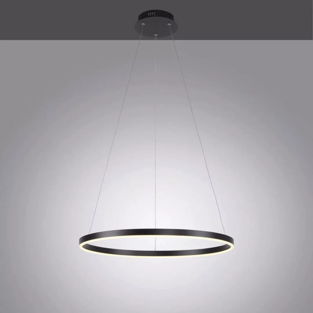 LED-Pendelleuchte Ritus, Ø 58,5cm, anthrazit günstig online kaufen