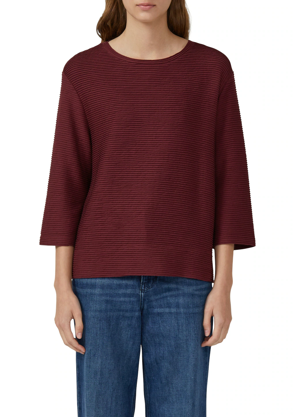 s.Oliver Sweater, mit Streifen Muster günstig online kaufen