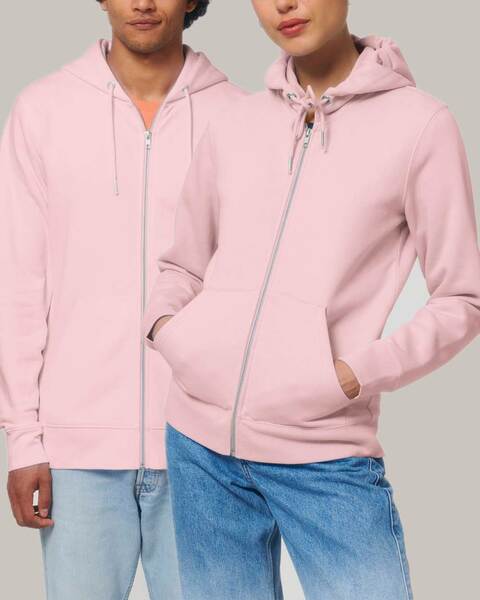 Hoodie Jacke Für Frauen Und Männer Aus Bio Baumwolle Und Recyceltem Pet günstig online kaufen