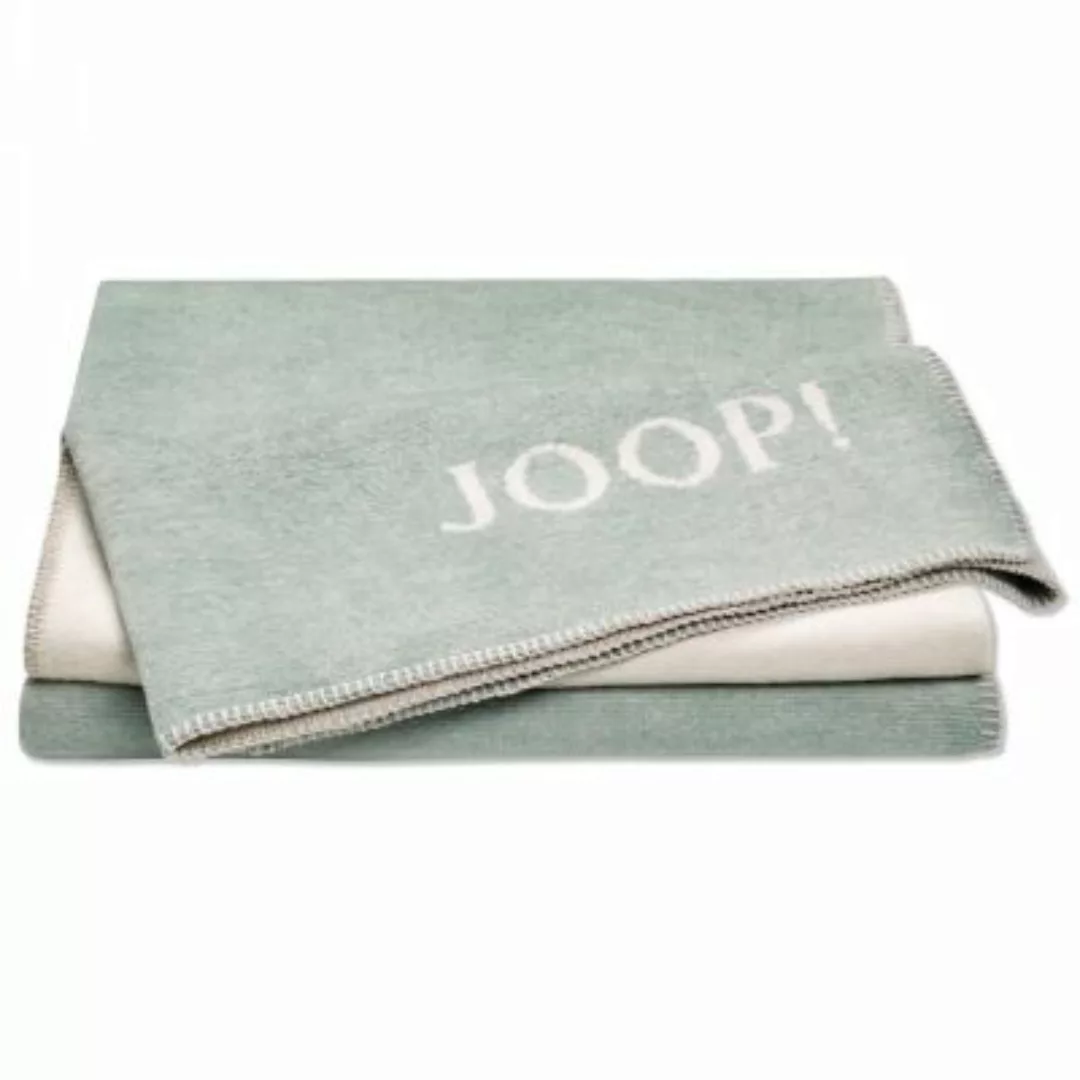 JOOP! Wohndecke Melange-Doubleface Jade-Natur 150x200 cm Wohndecken grün Gr günstig online kaufen