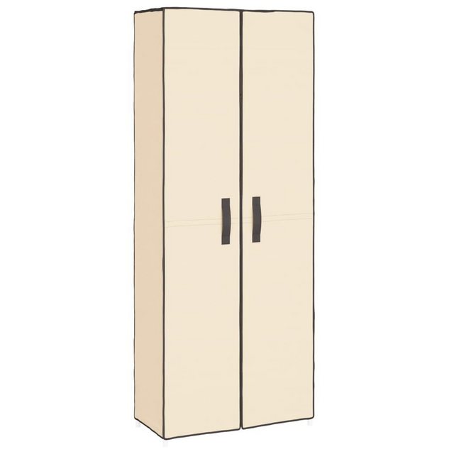 furnicato Schuhschrank Creme 60x30x166 cm Stoff (1-St) günstig online kaufen