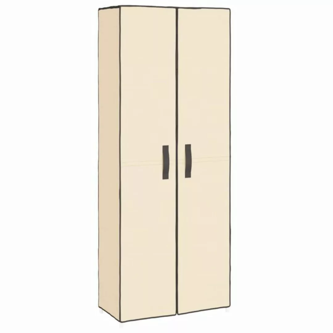 furnicato Schuhschrank Creme 60x30x166 cm Stoff günstig online kaufen