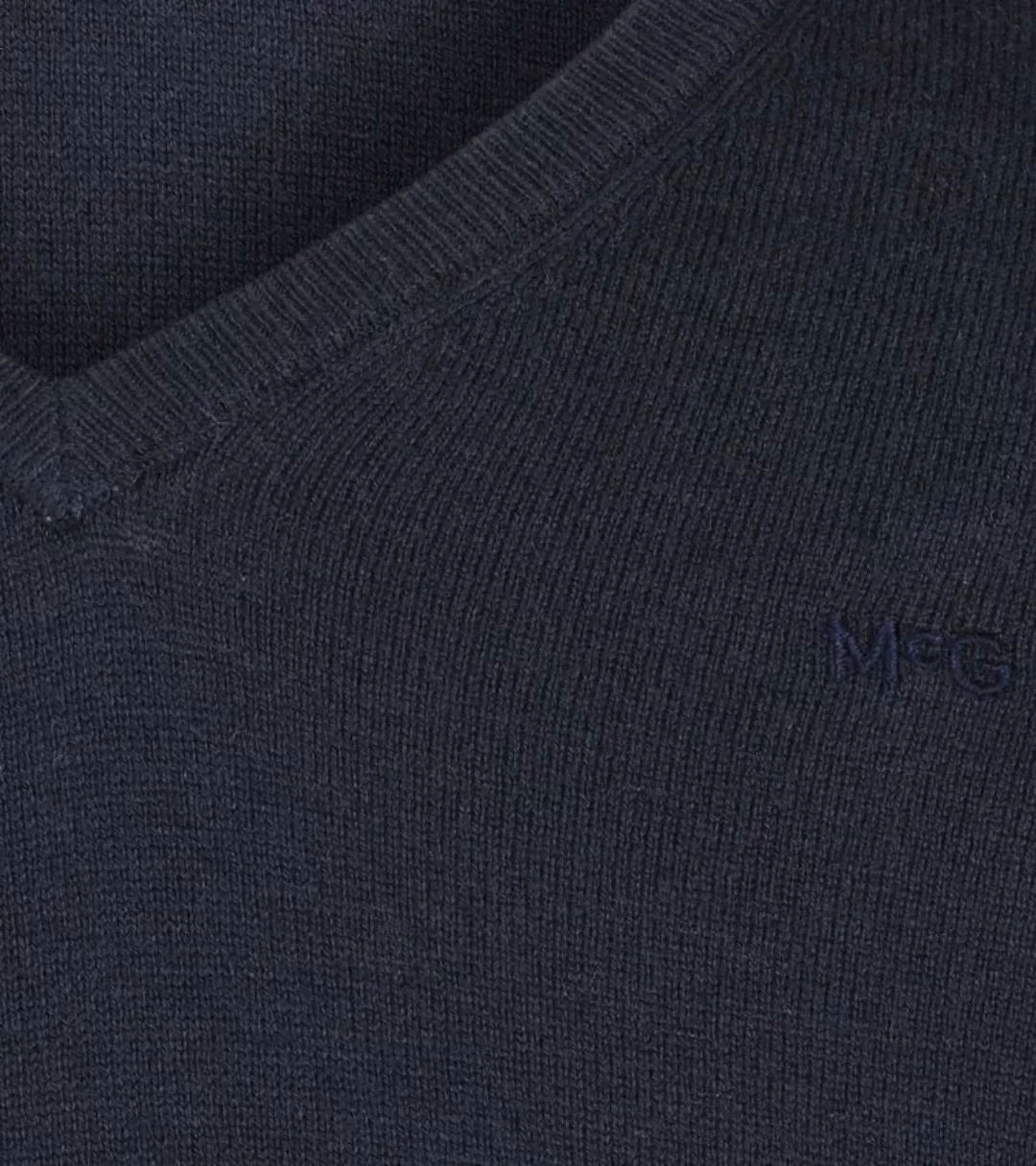 McGregor Pullover Merinowolle V-Ausschnitt Navy - Größe S günstig online kaufen